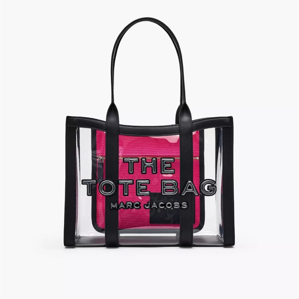 BRAND NEW SMALL MARC JACOBS The CLEAR TOTE BAG! Black!